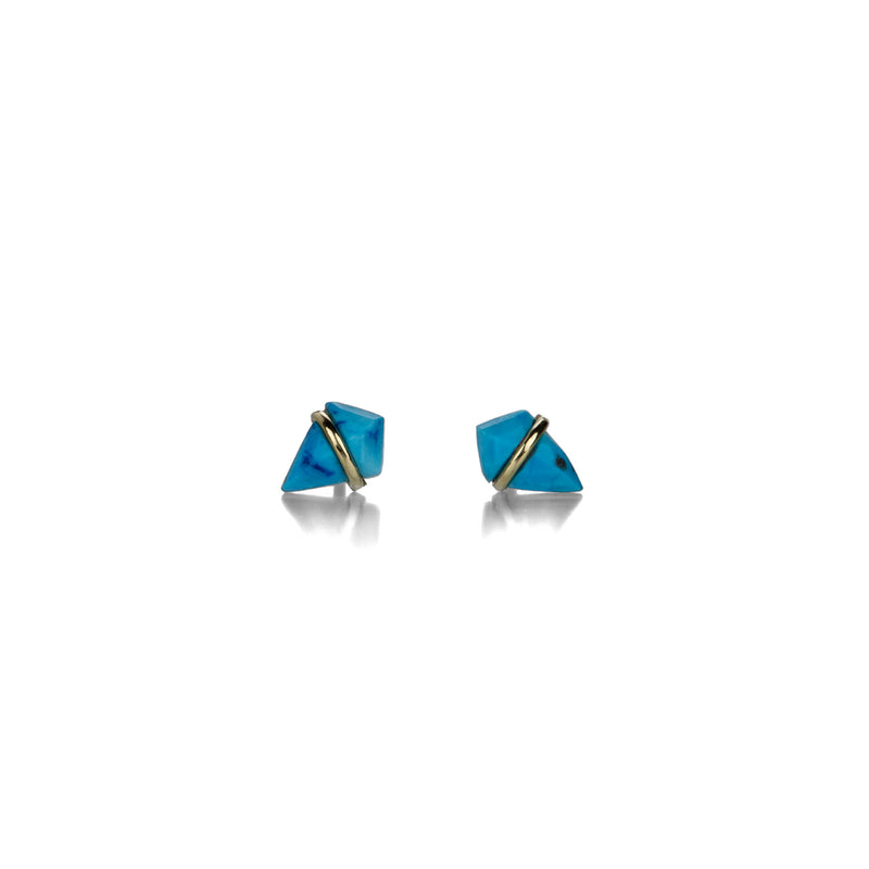 Page Sargisson Extra Small Turquoise Kite Studs | Quadrum Gallery