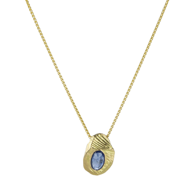 Page Sargisson Denim Blue Sapphire Slider Necklace | Quadrum Gallery