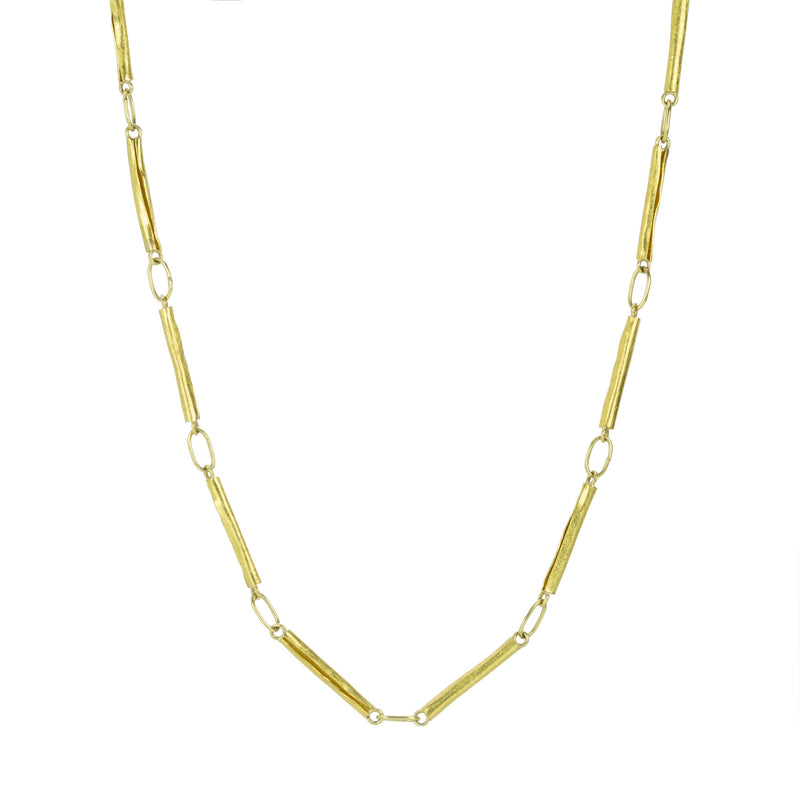 Petra Class Golden Tubes Necklace | Quadrum Gallery