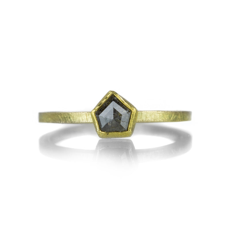 Petra Class Rose Cut Diamond Pentagon Ring | Quadrum Gallery