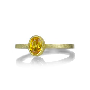 Petra Class Faceted Yellow Sapphire Ring | Quadrum Gallery