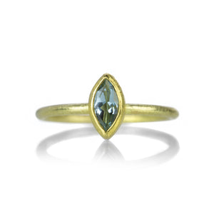 Petra Class Marquise Faceted Aquamarine Ring | Quadrum Gallery