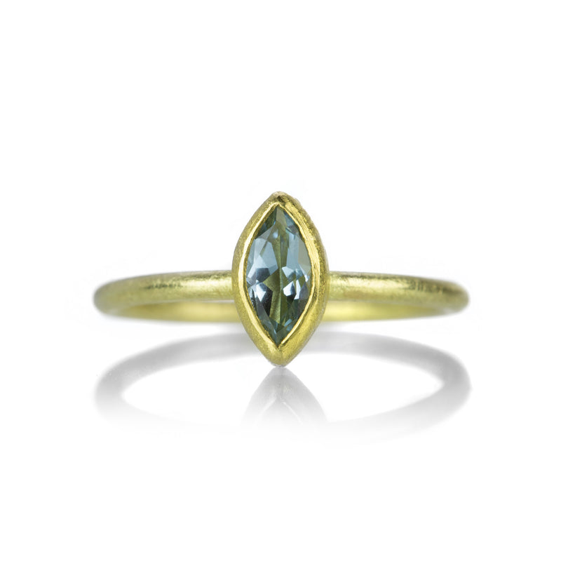 Petra Class Marquise Faceted Aquamarine Ring | Quadrum Gallery