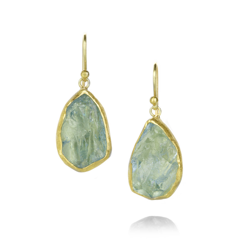 Petra Class Aquamarine Crystal Drop Earrings | Quadrum Gallery