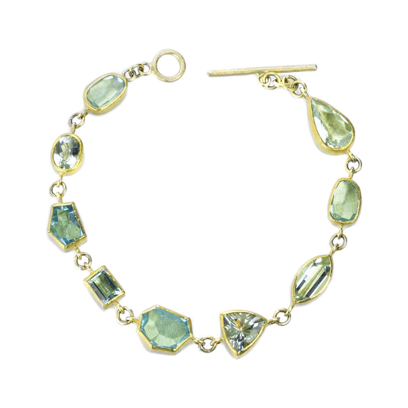 Petra Class Mixed Shape Aquamarine Bracelet | Quadrum Gallery