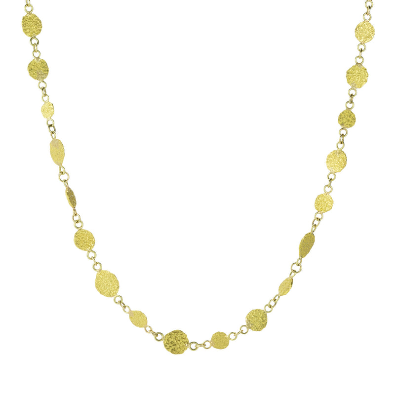 Petra Class Silk Textured Platelet Necklace | Quadrum Gallery