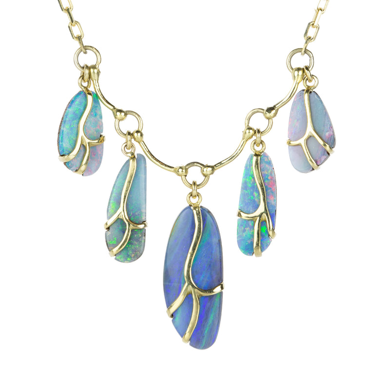 Rachel Atherley Opal Doublet Butterfly Charm Chain | Quadrum Gallery