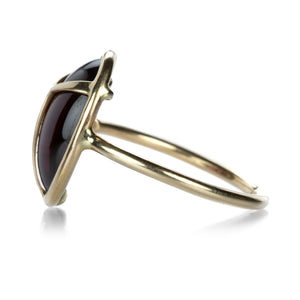 Rachel Atherley Garnet Lucky Scarab Ring | Quadrum Gallery