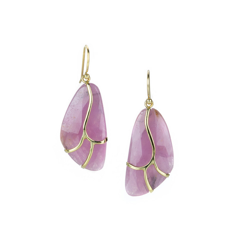 Rachel Atherley Pink Sapphire Butterfly Earrings | Quadrum Gallery