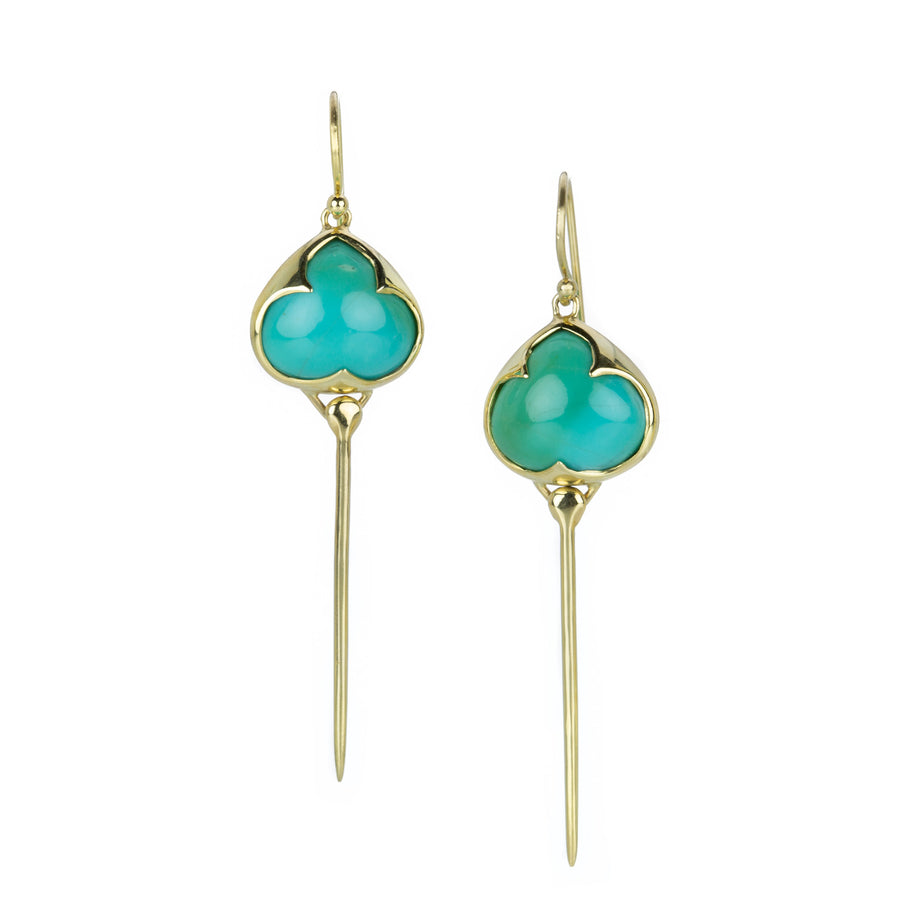 Rachel Atherley Turquoise Stingray Earrings | Quadrum Gallery