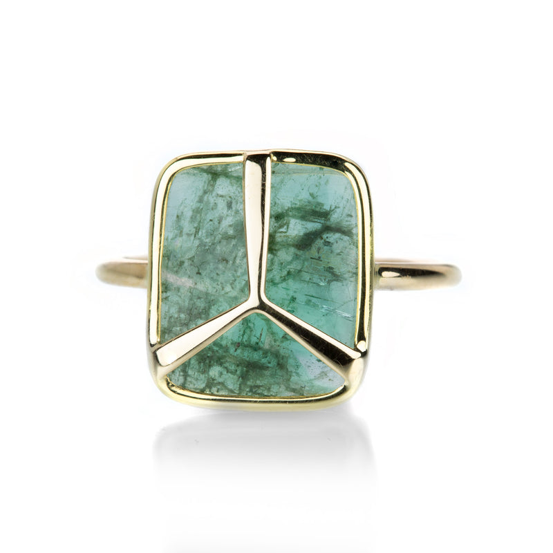 Rachel Atherley Emerald Lucky Scarab Ring | Quadrum Gallery