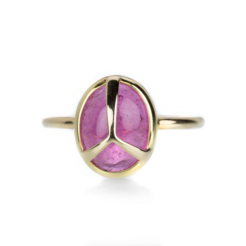 Rachel Atherley Pink Tourmaline Lucky Scarab Ring | Quadrum Gallery
