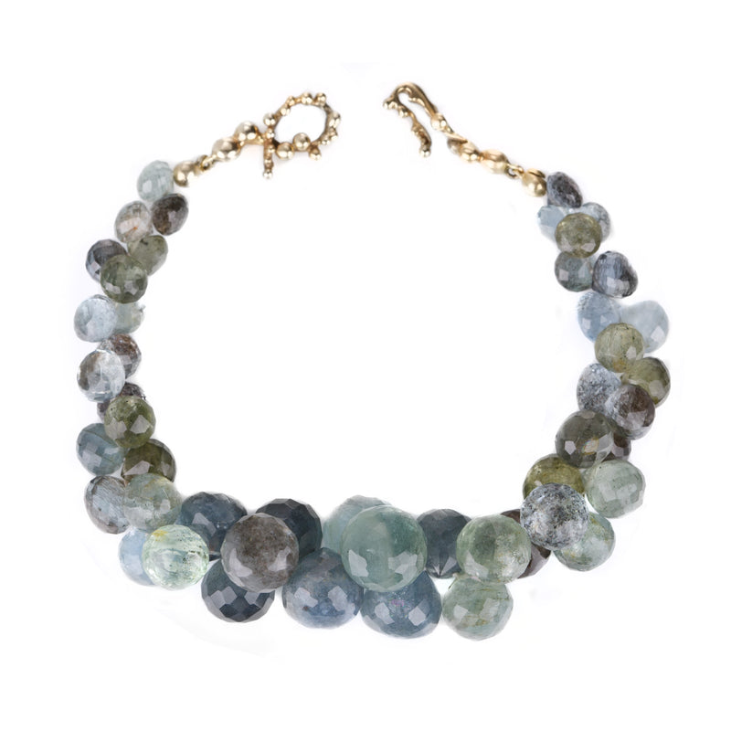 Rachel Atherley Moss Aquamarine Caviar Bracelet | Quadrum Gallery