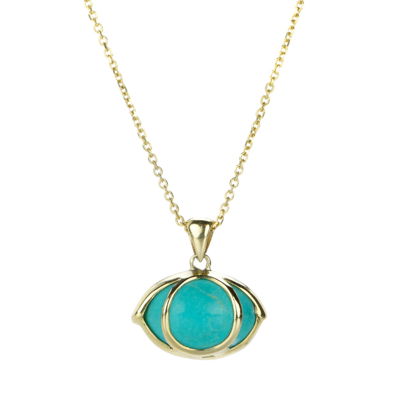 Rachel Atherley Turquoise Third Eye Pendant Necklace | Quadrum Gallery