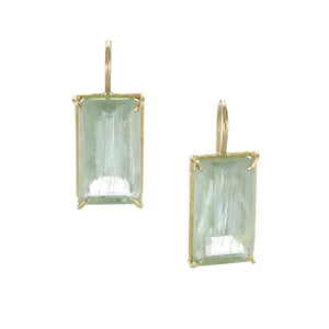 Rosanne Pugliese Blue-Green Beryl Earrings | Quadrum Gallery