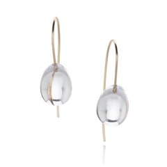 アクセサリー SOURCE Egg Earrings Rosanne Pugliese Rock Crystal Egg Earrings | Quadrum Gallery