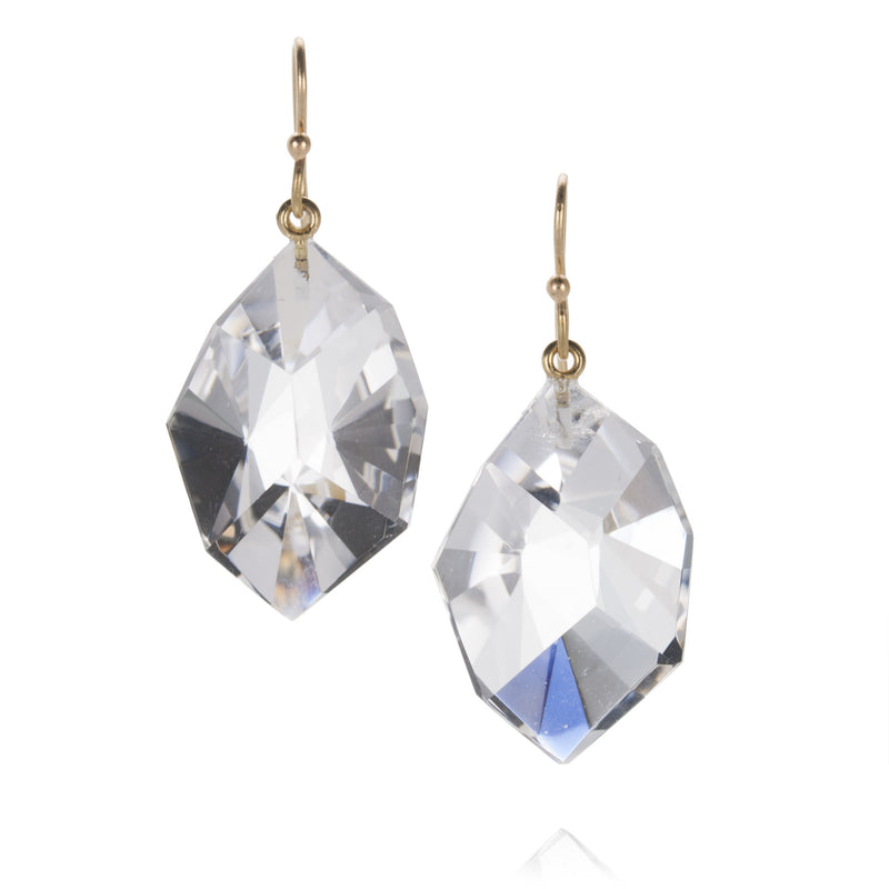 Rosanne Pugliese Large Faceted Rock Crystal Earrings | Quadrum Gallery