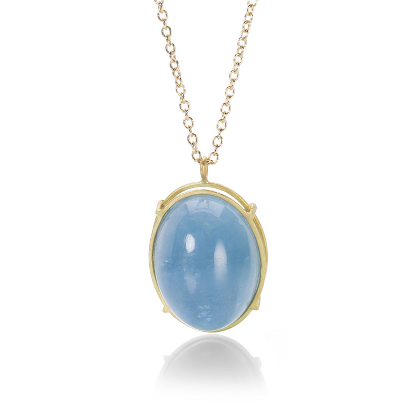 Rosanne Pugliese Aquamarine Cabochon Necklace | Quadrum Gallery