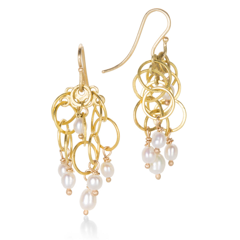 Rosanne Pugliese Keshi Pearl Cluster Earrings - 1  | Quadrum Gallery