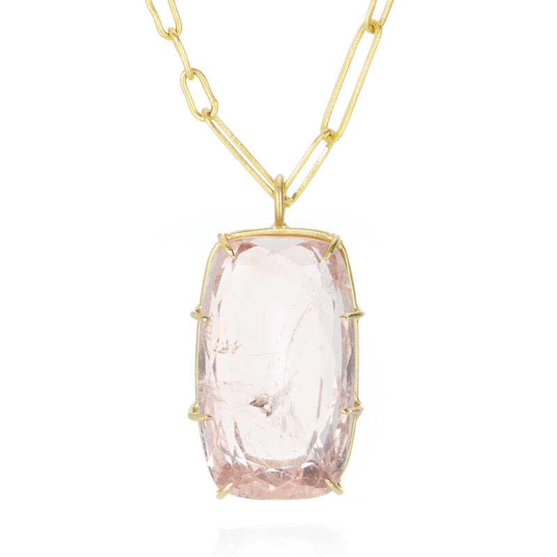 Rosanne Pugliese Handmade Chain with Morganite Pendant | Quadrum Gallery