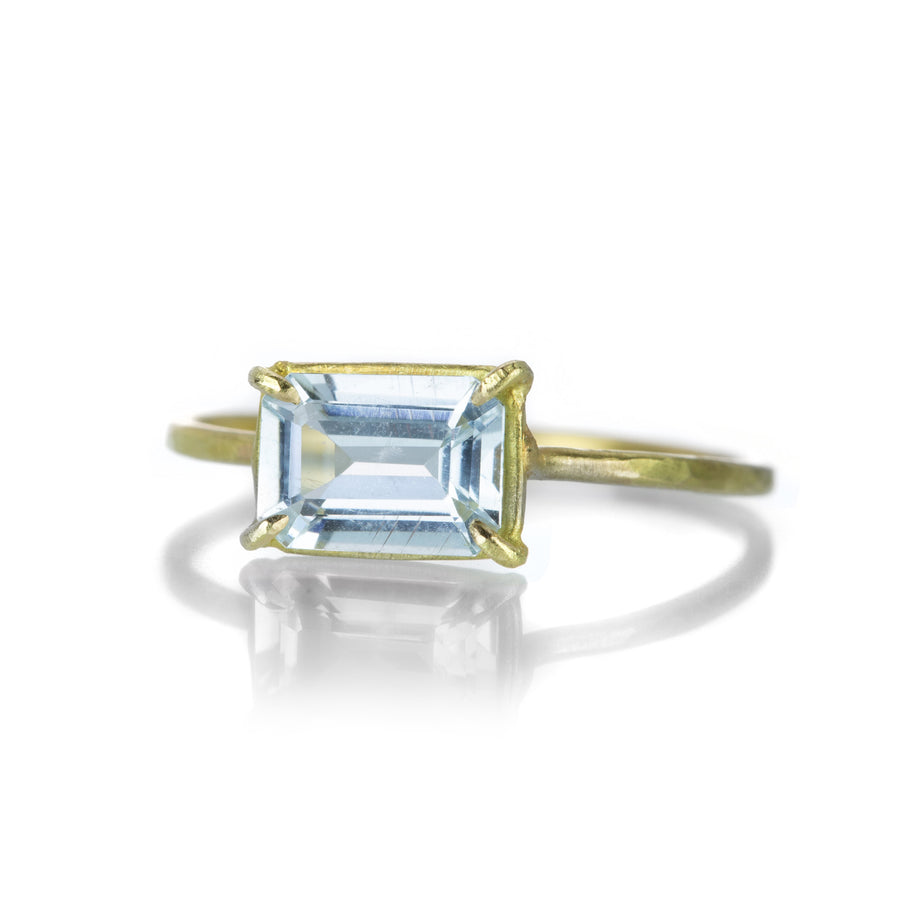 Rosanne Pugliese Emerald Cut Aquamarine Ring | Quadrum Gallery