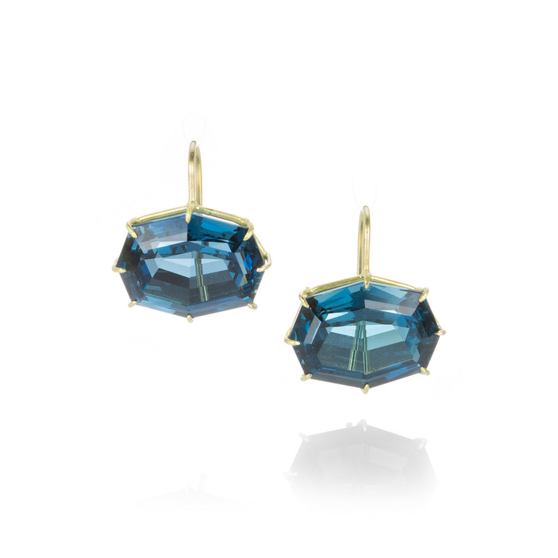 Rosanne Pugliese Octagon London Blue Topaz Earrings | Quadrum Gallery