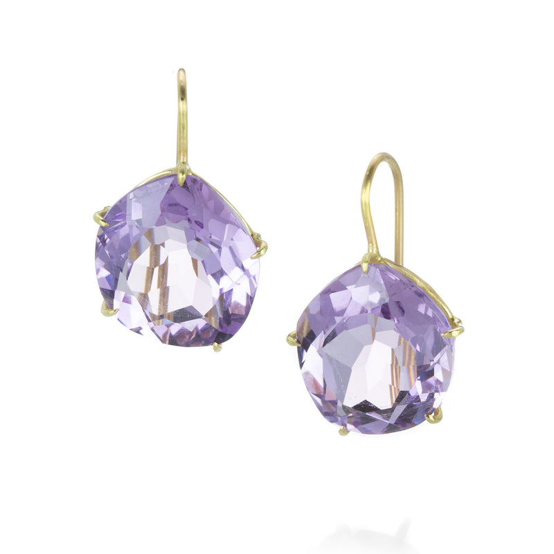 Rosanne Pugliese Asymmetrical Violet Amethyst Petal Earrings | Quadrum Gallery