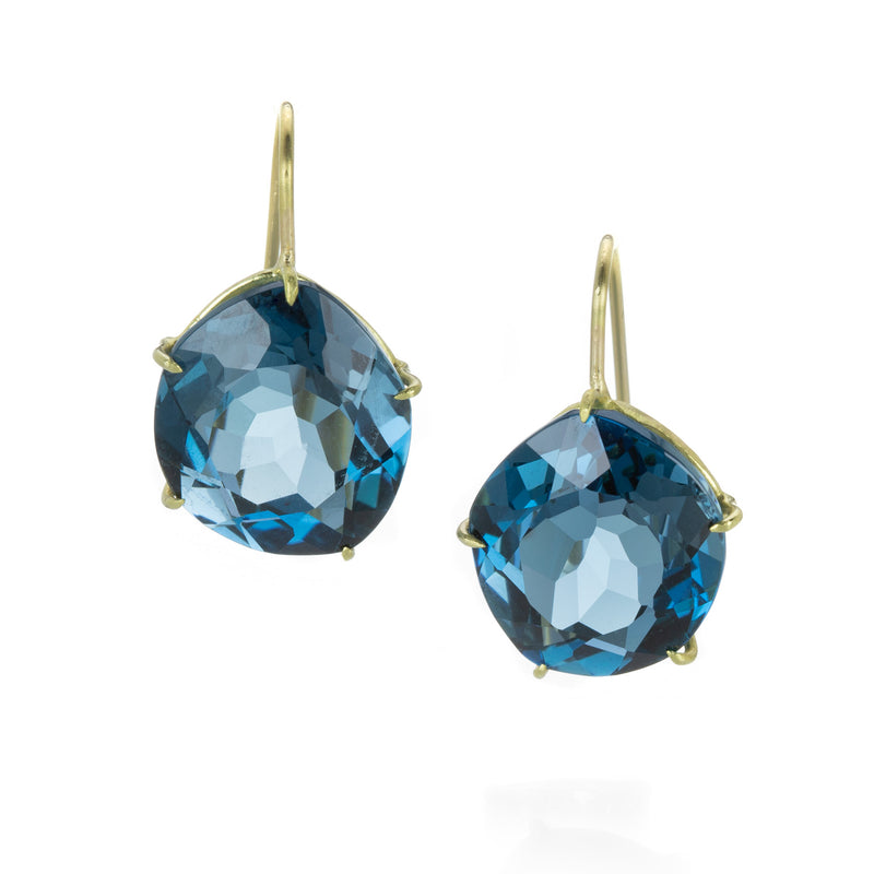 Rosanne Pugliese London Blue Topaz Petal Earrings | Quadrum Gallery