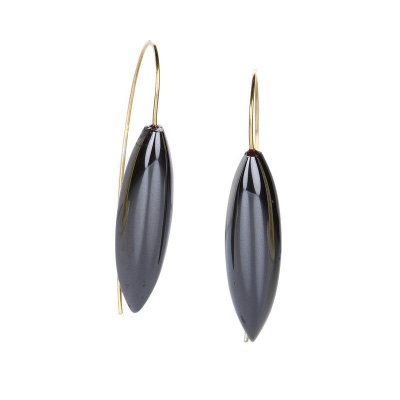 Rosanne Pugliese Long Hematite Drop Earrings | Quadrum Gallery