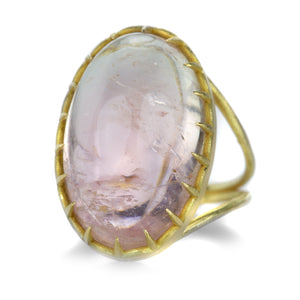 Rosanne Pugliese Morganite Cabochon Ring | Quadrum Gallery