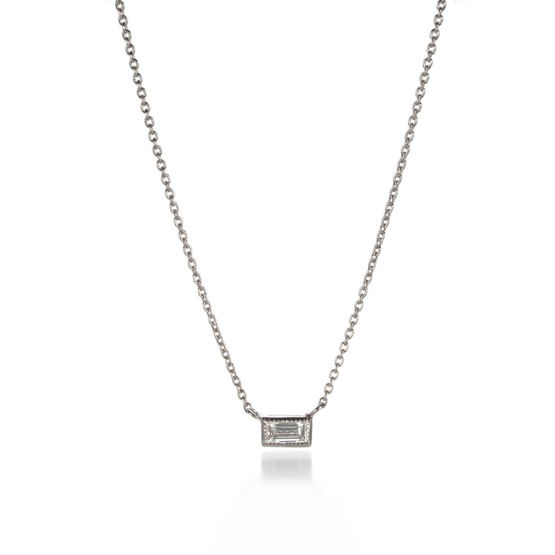 Sethi Couture Baguette Diamond Necklace | Quadrum Gallery