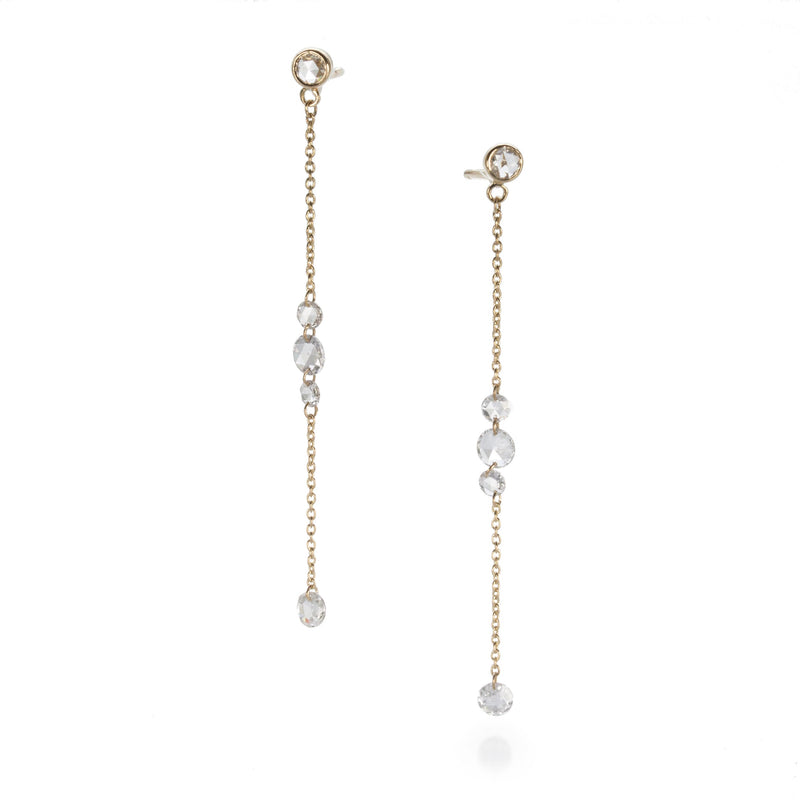 Sethi Couture Diamond Linear Chain Earrings | Quadrum Gallery