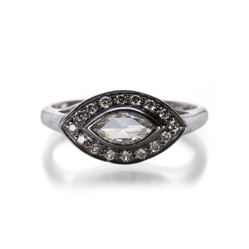 Sethi Couture Rose Cut Diamond Marquise Ring | Quadrum Gallery