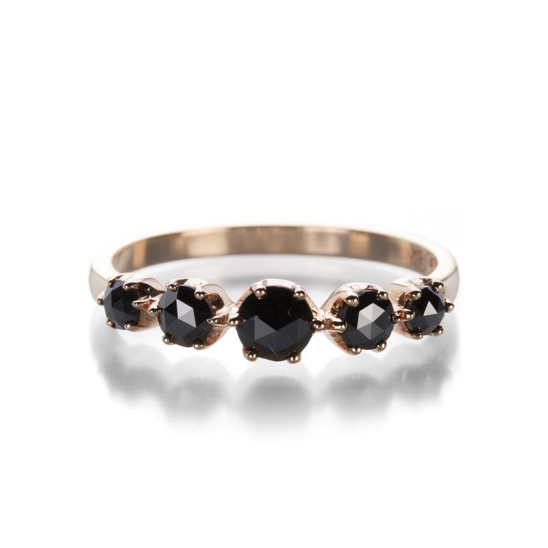 Sethi Couture 5 Stone Black Diamond Ring | Quadrum Gallery