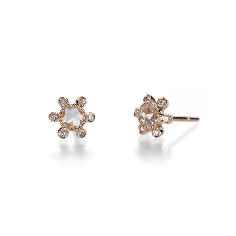 Sethi Couture Diamond Star Burst Stud Earrings | Quadrum Gallery