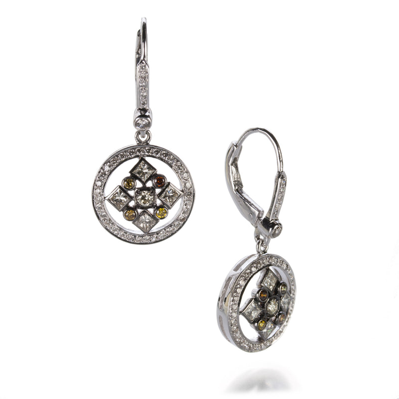 Sethi Couture Diamond Art Deco Earrings | Quadrum Gallery