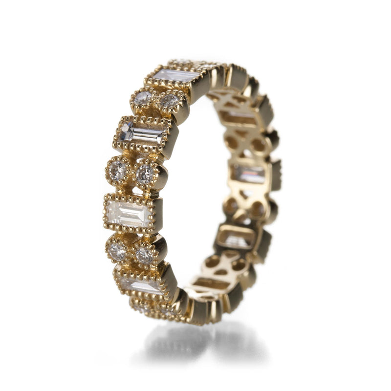 Sethi Couture Mixed Cut Baguette Diamond Band | Quadrum Gallery