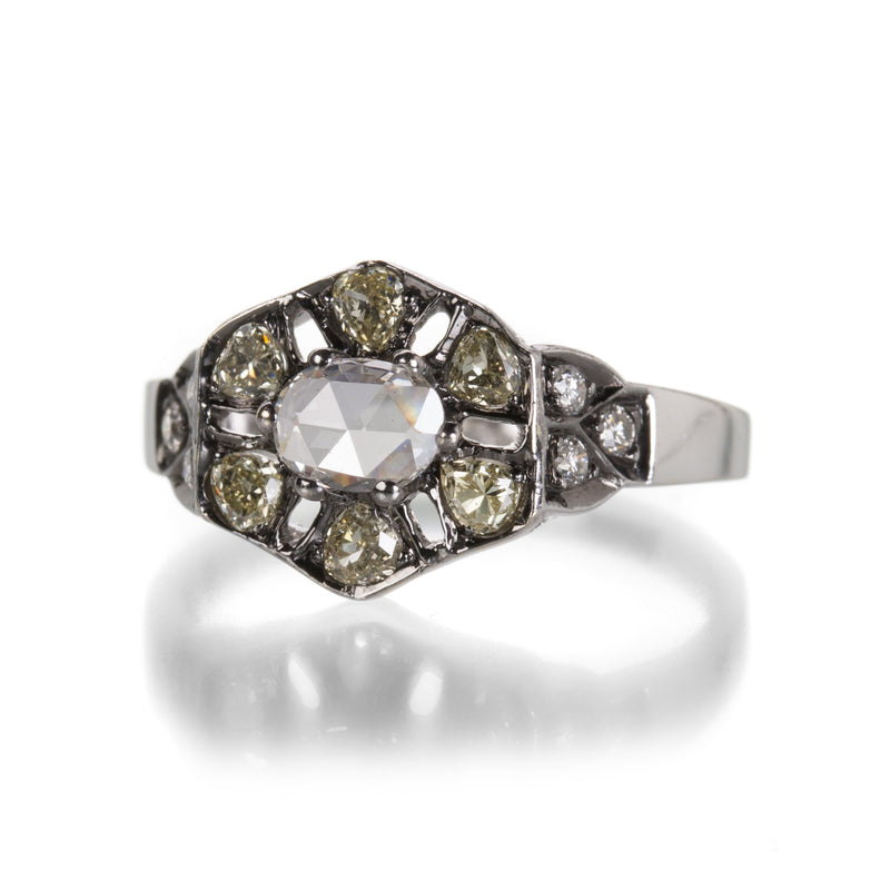 Sethi Couture Old Mine Cut and Rose Cut Diamond Ring | Quadrum Gallery