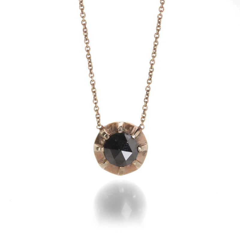 Sethi Couture Rose Cut Black Diamond "Antique" Necklace | Quadrum Gallery