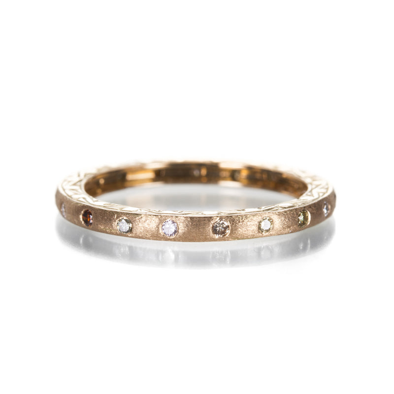 Sethi Couture Brushed Multicolored Diamond Band | Quadrum Gallery