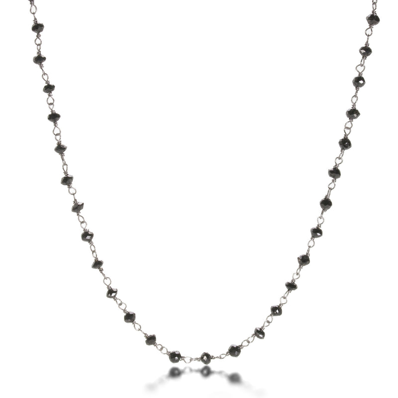 Sethi Couture Black Diamond and White Gold Necklace | Quadrum Gallery