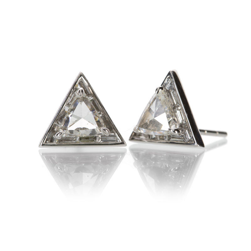 Sethi Couture Trillion Diamond Studs | Quadrum Gallery