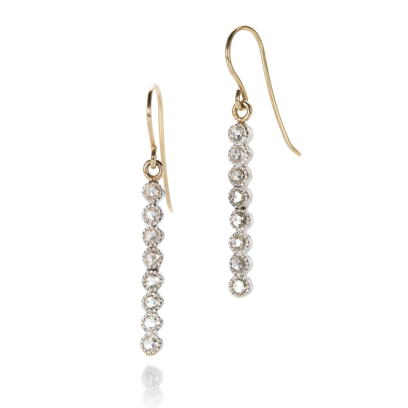 Sethi Couture Rose Cut Diamond Linear Earrings | Quadrum Gallery