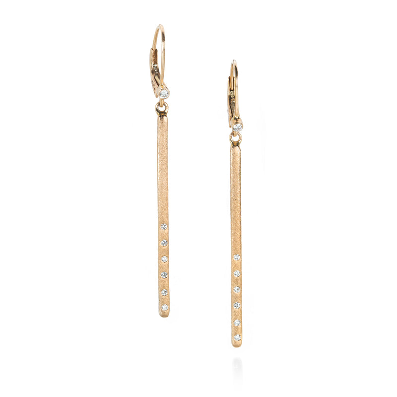 Sethi Couture Diamond Bar Drop Earrings | Quadrum Gallery