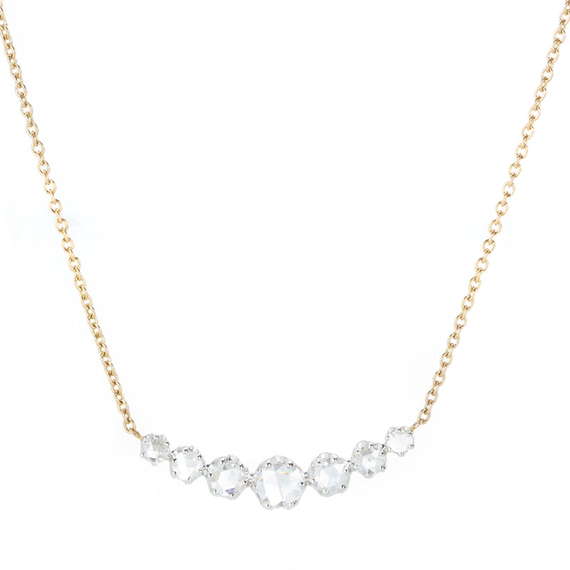 Sethi Couture Rose Cut Diamond Bar Necklace | Quadrum Gallery