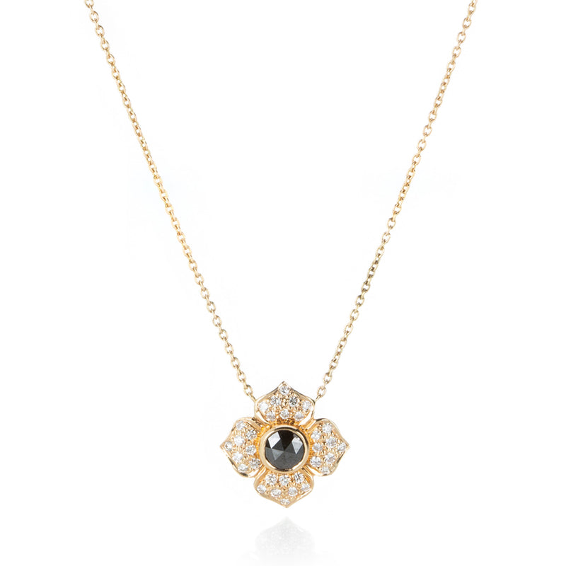 Sethi Couture Diamond Floral Necklace | Quadrum Gallery