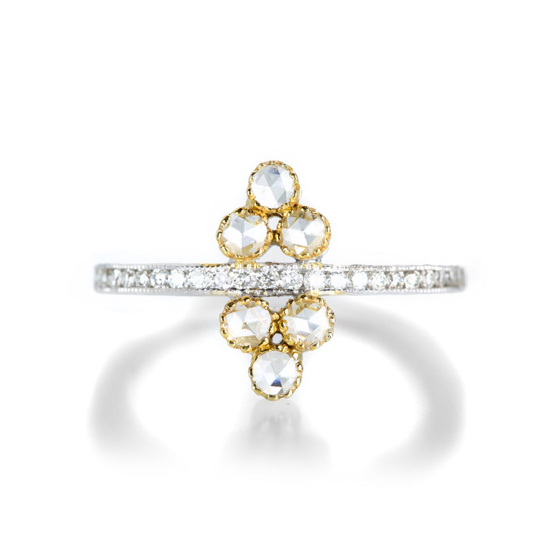 Sethi Couture Rose Cut Diamond Cluster Ring | Quadrum Gallery
