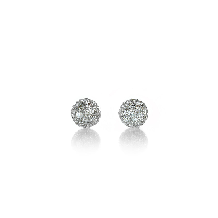 Sethi Couture White Diamond Disco Studs | Quadrum Gallery