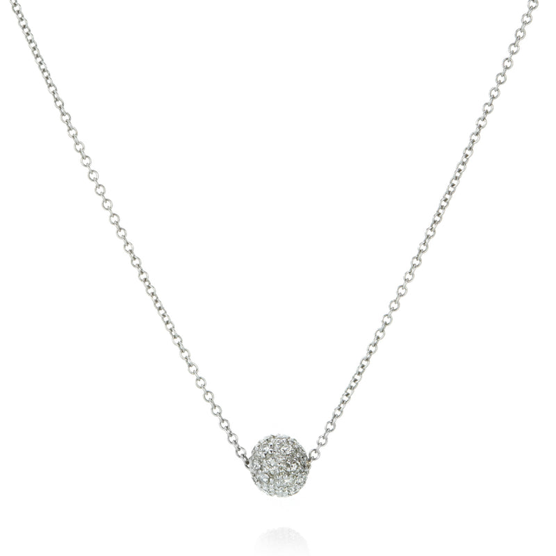Sethi Couture Pave Diamond Ball Pendant Necklace | Quadrum Gallery