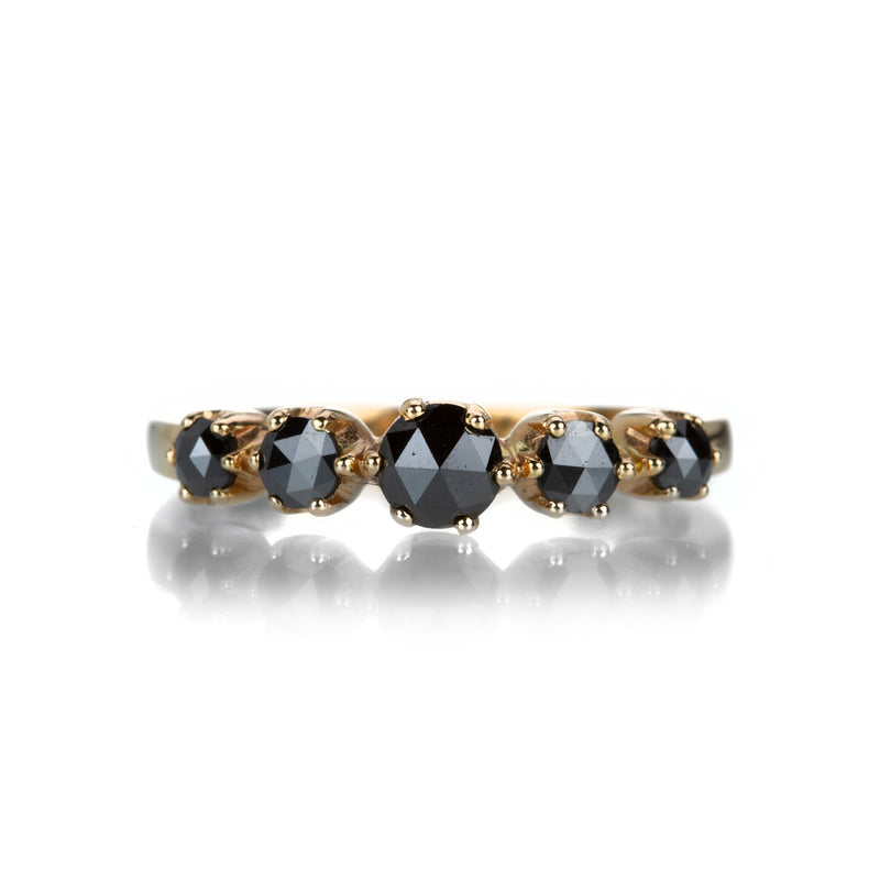 Sethi Couture Giselle Ring with 5 Black Diamonds | Quadrum Gallery